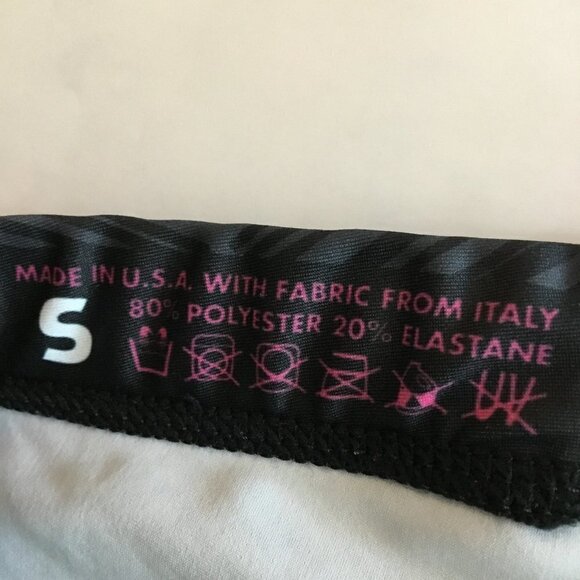 Bombsheller "Messy Herring" Ankle Leggings Herringbone Pattern Women's Sz Small - Picture 5 of 8